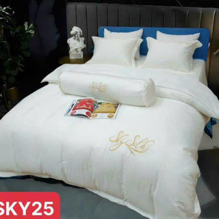 Bộ Chăn Ga Gối Lụa Cao Cấp Sky Silk