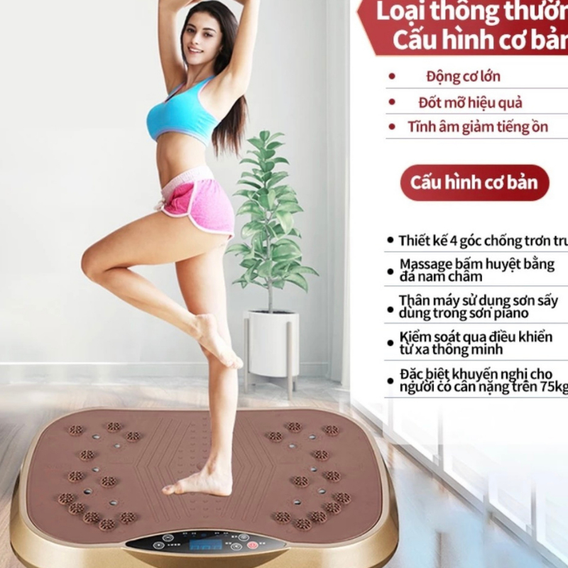 Máy rung lắc giảm mỡ toàn thân, máy massage toàn thân thương hiệu KONKA giảm cân giảm mỡ bụng hiệu quả