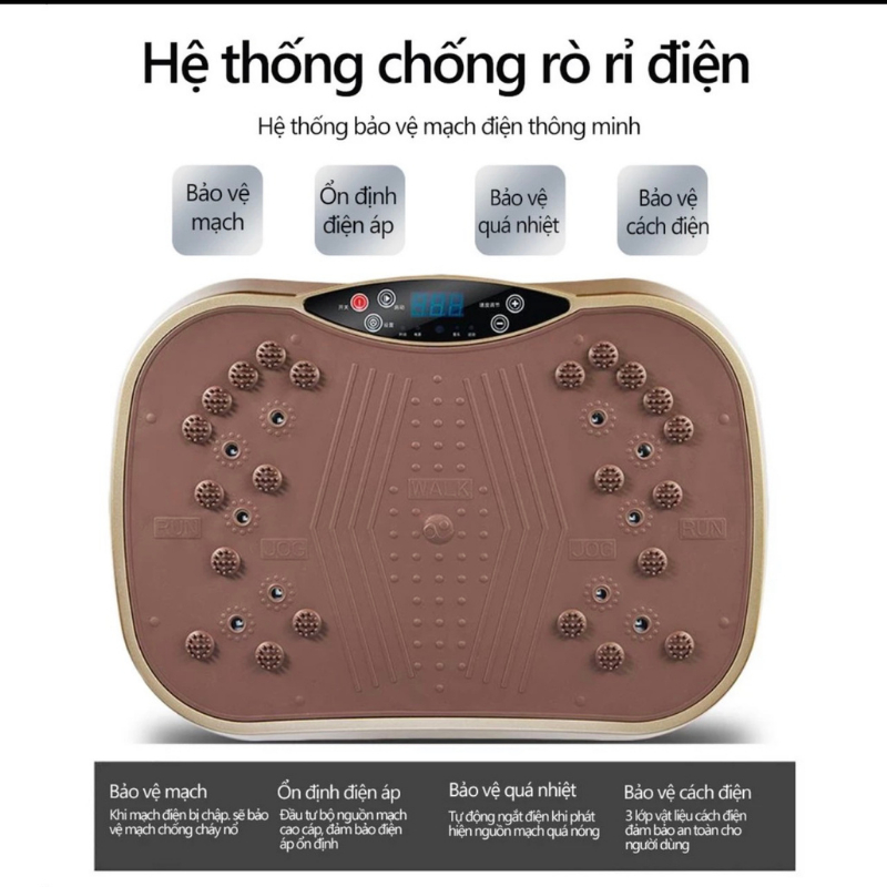 Máy rung lắc giảm mỡ toàn thân, máy massage toàn thân thương hiệu KONKA giảm cân giảm mỡ bụng hiệu quả