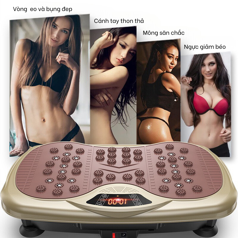 Máy rung lắc giảm mỡ toàn thân, máy massage toàn thân thương hiệu KONKA giảm cân giảm mỡ bụng hiệu quả