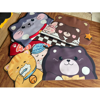 Thảm silicon, lót chuột hình thú siêu thấm nước  (40x60cm)
