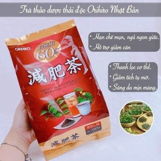 Trà thanh lọc thải độc orihiro nhật bản túi 60 gói