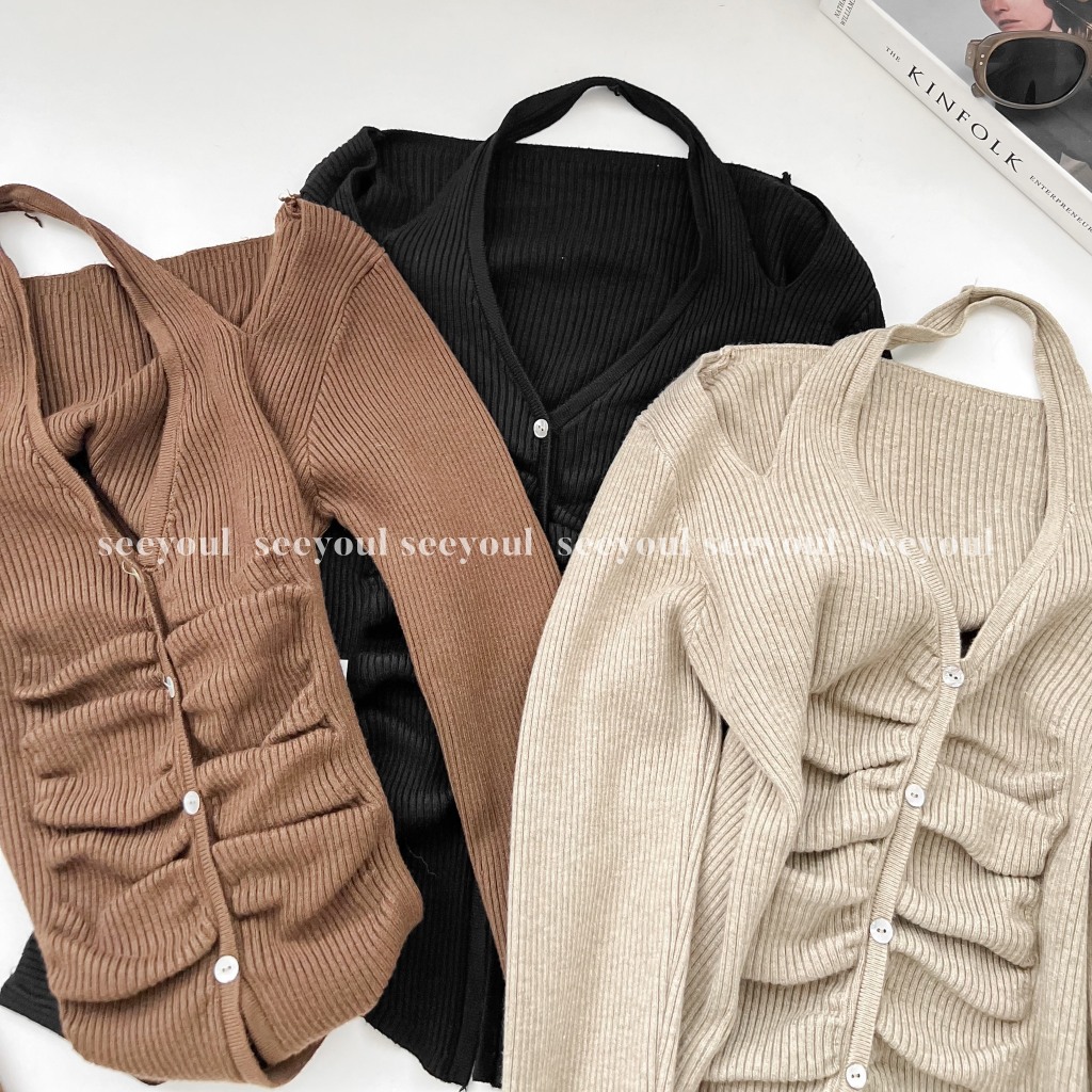 Áo len kiểu yếm-4478