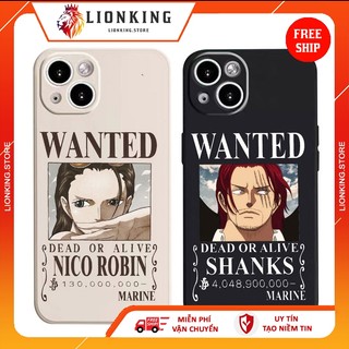 Ốp lưng iphone OnePiece Robin & Shank cho máy iphone 6 7 8 Plus X Xr XsM 11 12 13 14 15 ProMax LionKing BS19