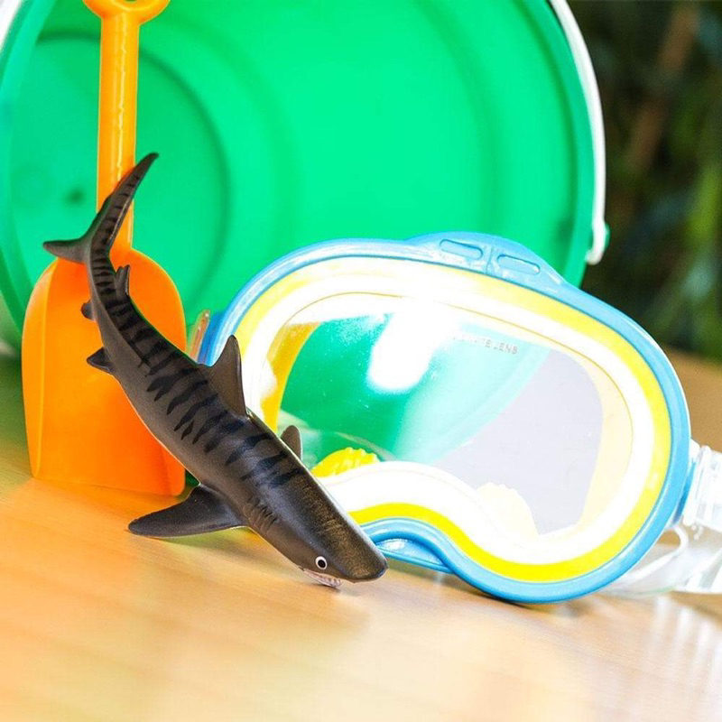 Mô hình động vật , đồ chơi con vật Safari Ltd chính hãng Cá mập hổ 211702 - Schleich House