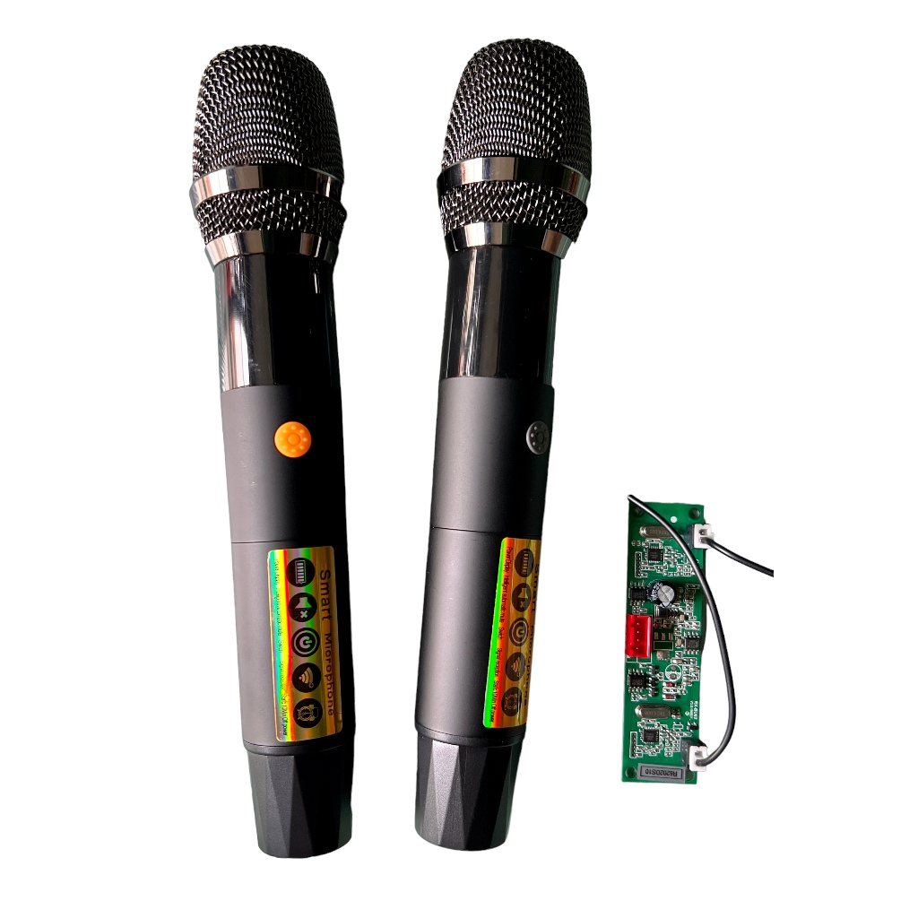 1 Bộ Micro Loa Kéo 2 Màn Hình, Thân Kim Loại Chắc Chắn, Tiếng Hát Cao Sang