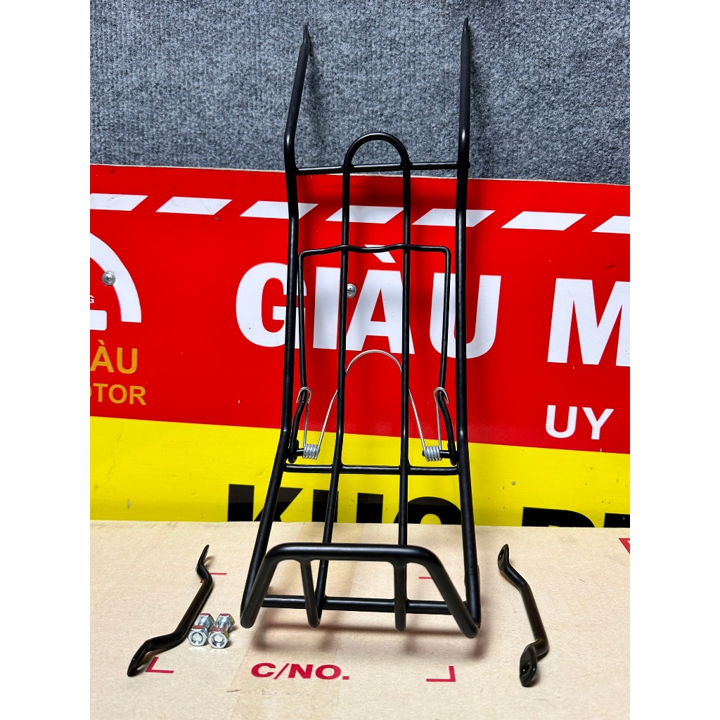 BAGA GIỮA NHÚNG NHỰA ĐEN GẮN CHO XE DREAM THÁI-SUPER DREAM