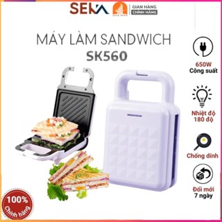 Máy nướng bánh mì sandwich SEKA SK560, Máy kẹp sandwich, nướng bánh mỳ đa năng tiện dụng - Nướng bánh siêu nhanh- Btháng