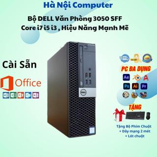 Máy Tính Bộ DELL Optilex 3050 SFF Core i7 i5 i3 , Ram 8G, SSD 256G. Tặng bàn di chuột + usb thu WIFI - ( Bảo hành 1 năm)