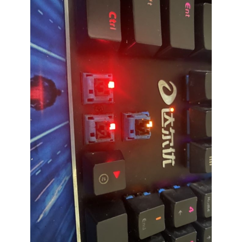 Phím cơ Quang  Dareu ek810x . switch optical  hàng còn mới 90%