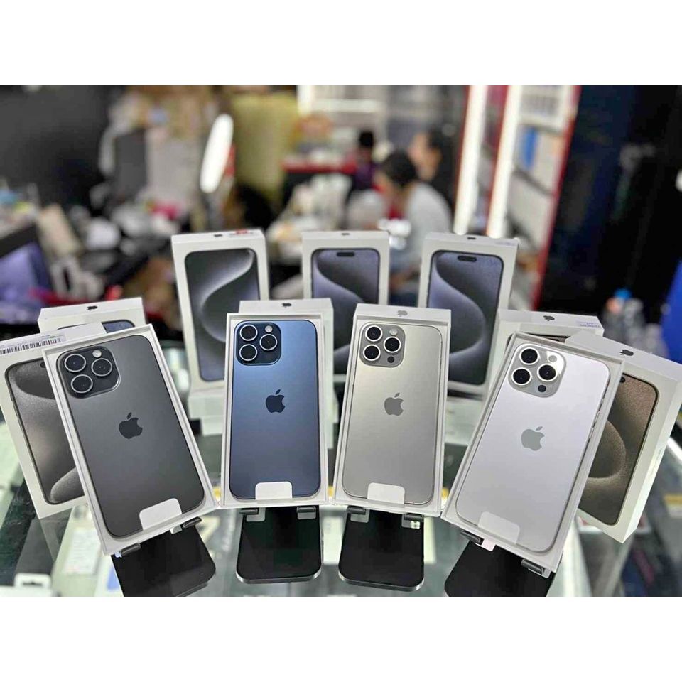 15 Pro|max 256Gb Vn/a xanh titan new - Bh 1 đổi 1