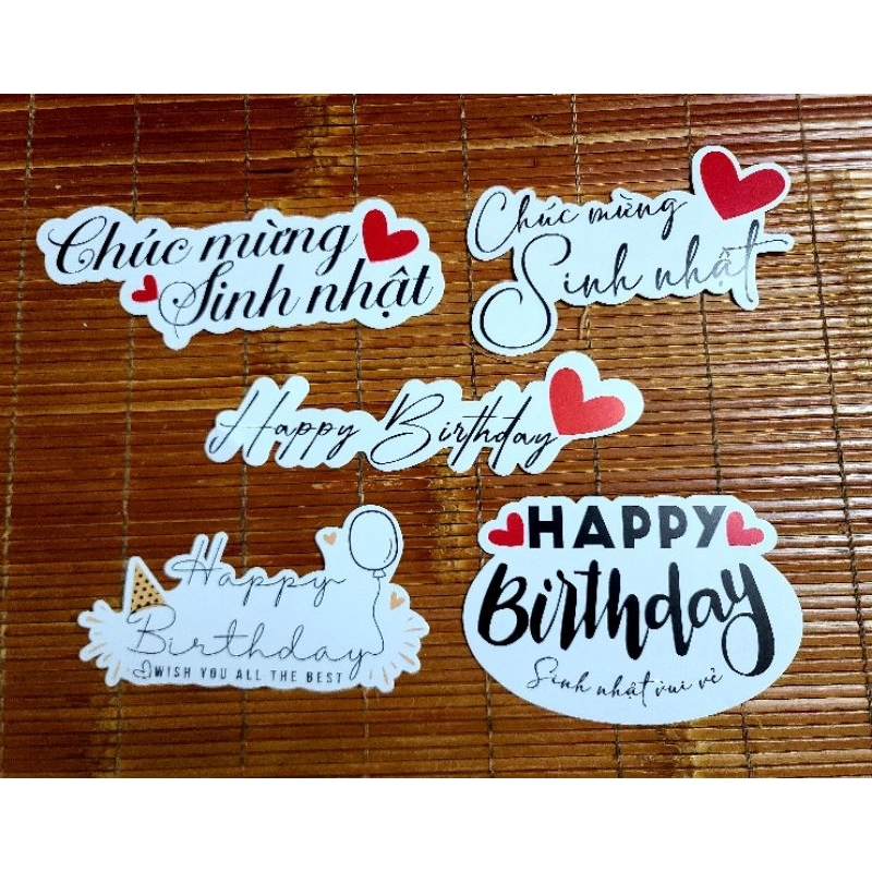 Banner, tag cài hoa bó, hoa lẵng ngày 20/10, 20/11, ngày sinh nhật