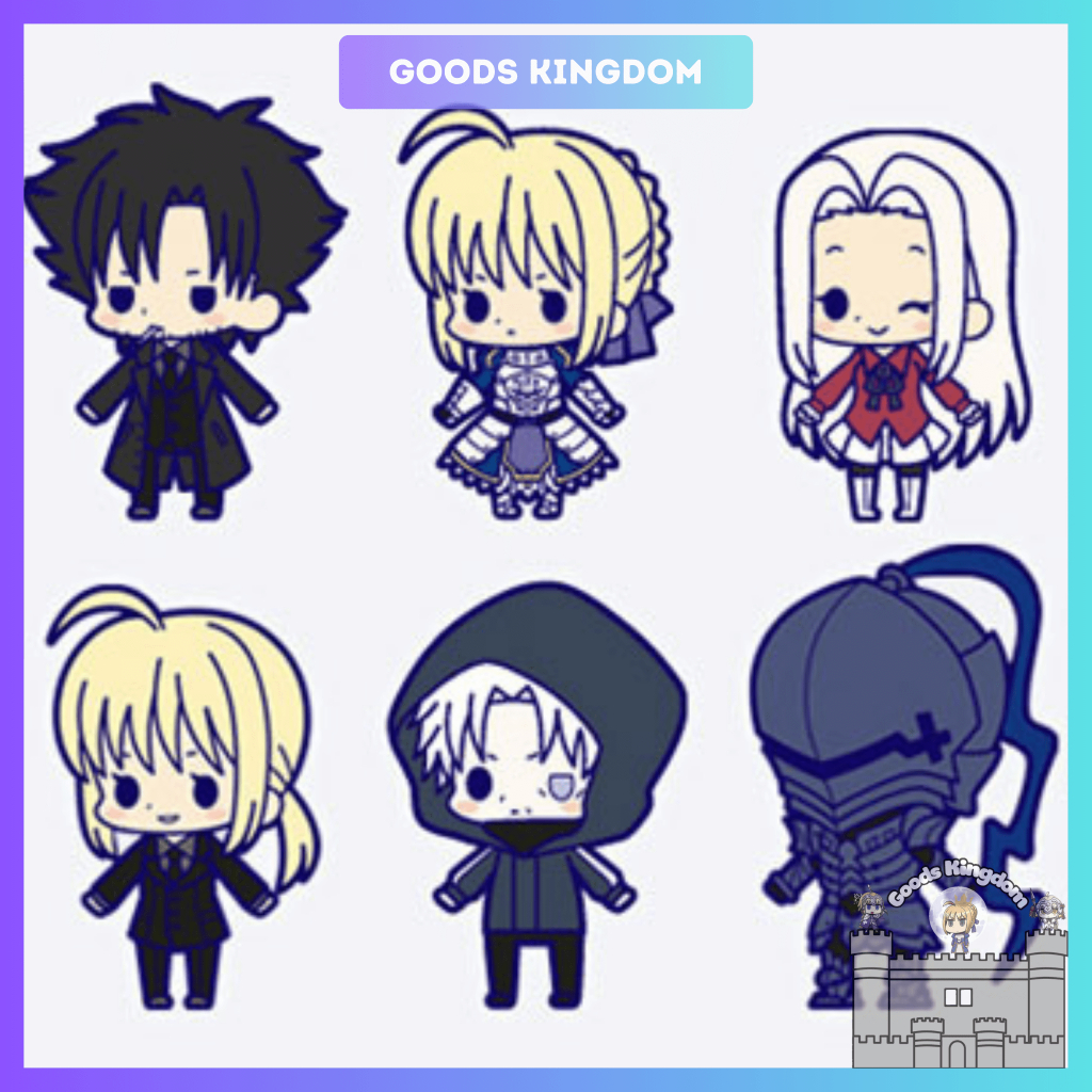 Móc khóa cao su chính hãng Fate Zero