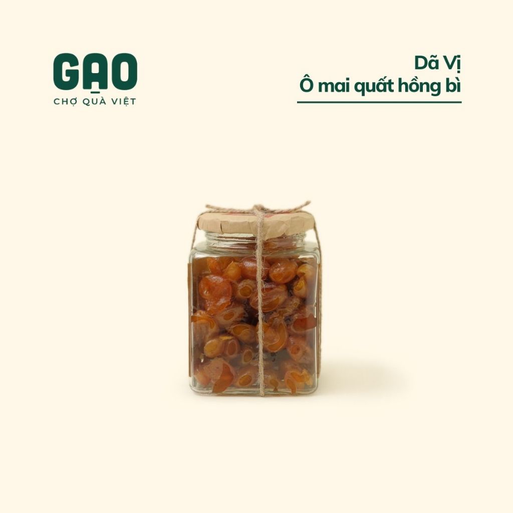 Ô mai quất hồng bì - Dã Vị - Lọ 300g