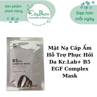 Mặt nạ cấp ẩm hỗ trợ phục hồi da Kr.Lab + B5 EGF Complex Mask Cây Rơm Cosmetics