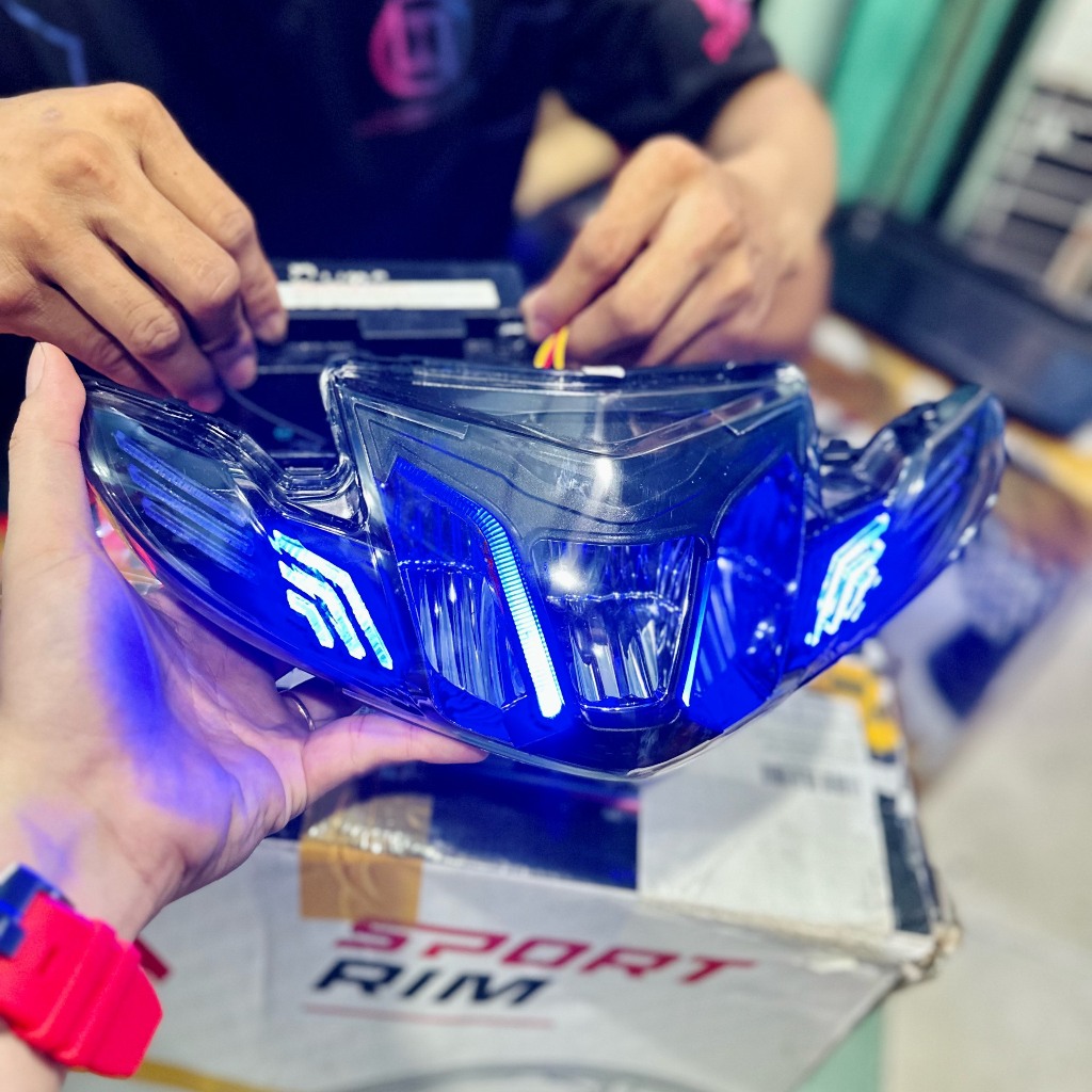 Pha đèn 2 tầng Lativo Sirius 50/110cc