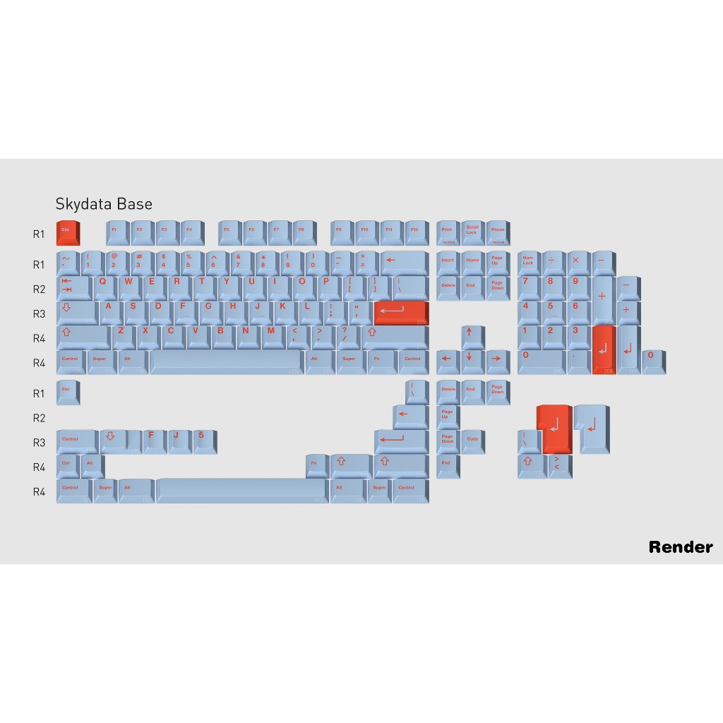 Bộ nút bàn phím cơ | GMK YURI R2 Keycap | ABS Doubleshot