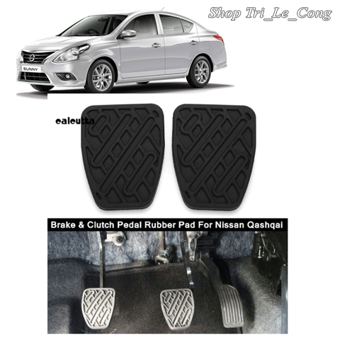 Miếng Đệm chân côn ga Nissan Navara Sunny Cao Su Tấm bao bọc Cho Bàn Đạp Phanh thắng Xe hơi Ô Tô Almera Kicks Terra