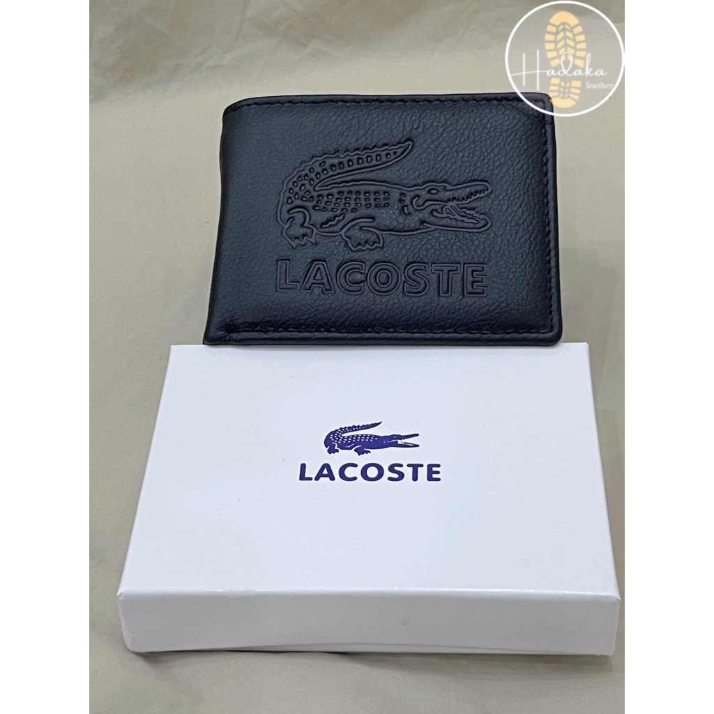 Ví nam Lacoste da bò| Ví da nam cao cấp| Bóp Nam Đẹp Đẳng Cấp| Ví cầm tay