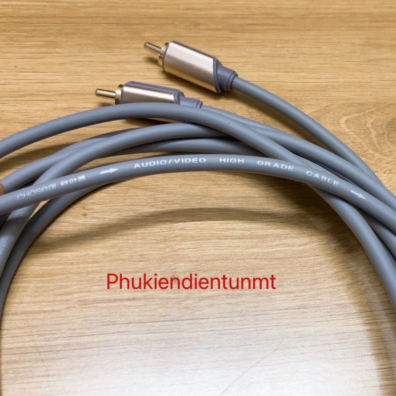 DÂY CÁP ÂM THANH 3.5 RA 2AV MAU GHI CHÍNH HÃNG CHOSEAL