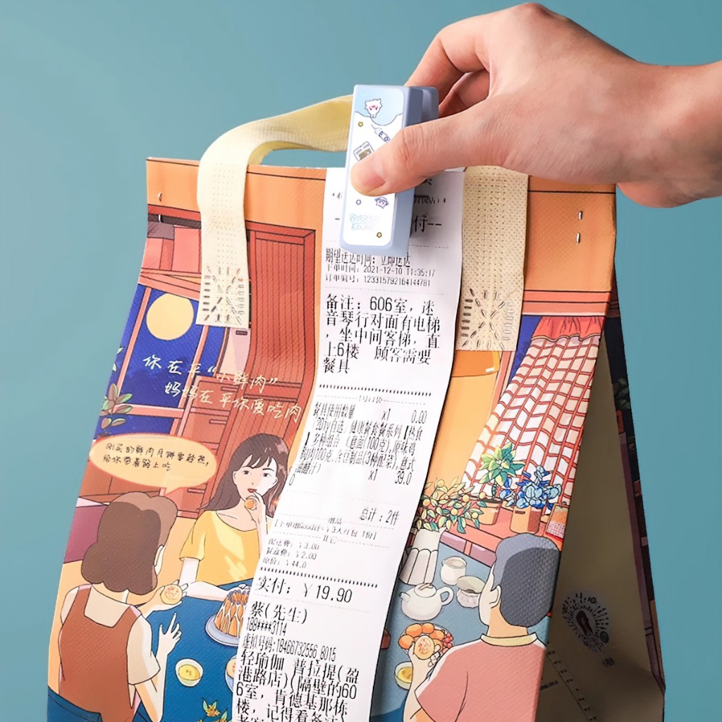 Máy dập ghim bấm mini sắc màu kèm hộp 400 ghim -BeloveShop