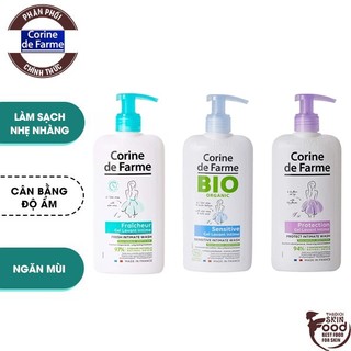 Dung Dịch Vệ Sinh Phụ Nữ Giúp Làm Sạch Nhẹ Nhàng Corine De Farme Intimate Gel [che tên sản phẩm khi giao hàng]