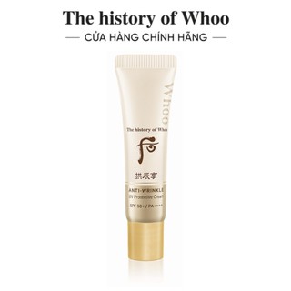  Kem chống nắng cải thiện nếp nhăn Whoo Gongjinhyang Anti-Wrinkle UV Protective Cream SPF 50+, PA++++ 6ml/tuýp