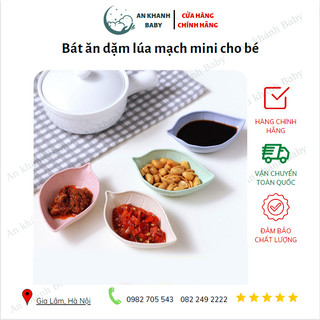 Bát ăn dặm lúa mạch mini cho bé ăn dặm kiểu nhật hoặc đựng gia vị