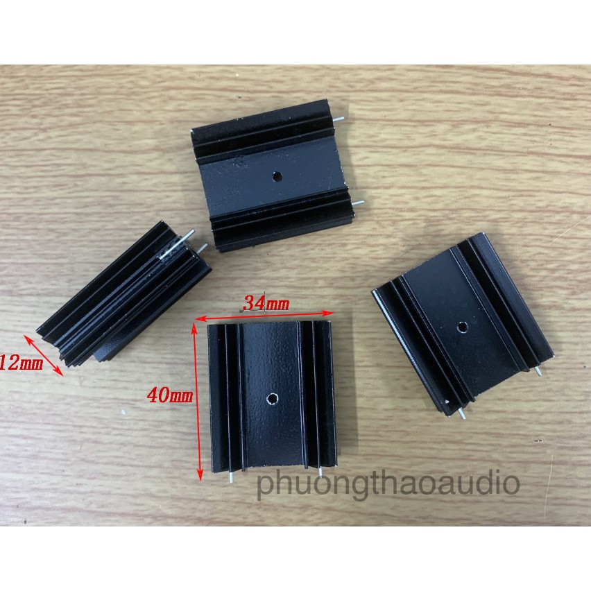 Tản nhiệt nhôm cánh sen kích thước 40x25x42/ 30x12x35/ 35x80x12