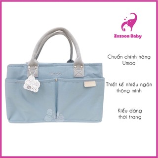 Túi xách bỉm sữa cao cấp Umoo, túi vải đa năng phong cách Hàn Quốc chống nước cực kỳ tiện dụng