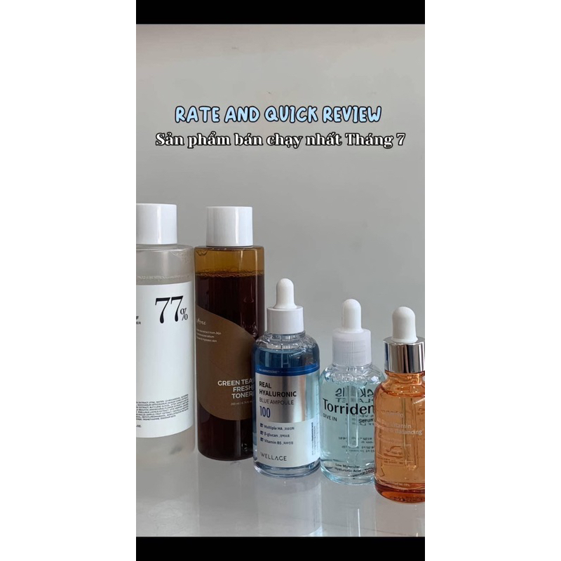 Tinh chất dưỡng da Wellage Rea Hyaluronic Blue Ampoule 75ml fullbox