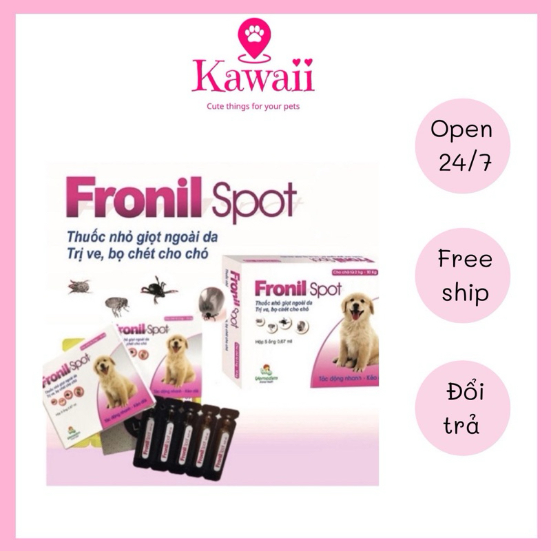 Nhỏ Gáy Fronil Spot Ve Rận Cho Chó Mẫu Mới