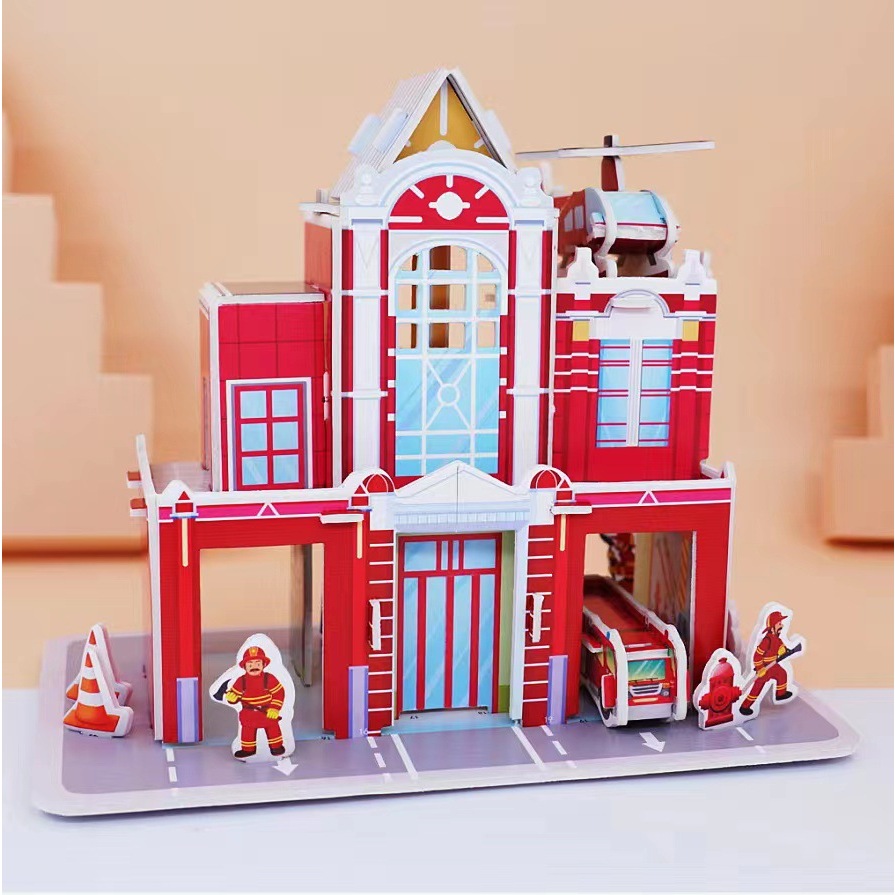 23 Mẫu Bộ Mô Hình Lắp Ghép Nhà 3D Bằng Xốp Bộ Đồ Chơi Lắp Ráp Xếp Hình Thông Minh Cho Bé