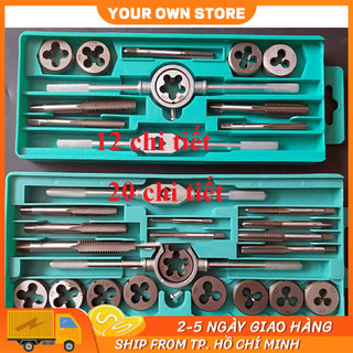 Bộ tạo ren 12 20 chi tiết bộ taro hợp kim siêu cứng