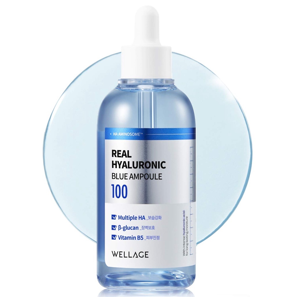 Tinh chất cấp nước Wellage Real Hyaluronic Blue Ampoule 100 75ml