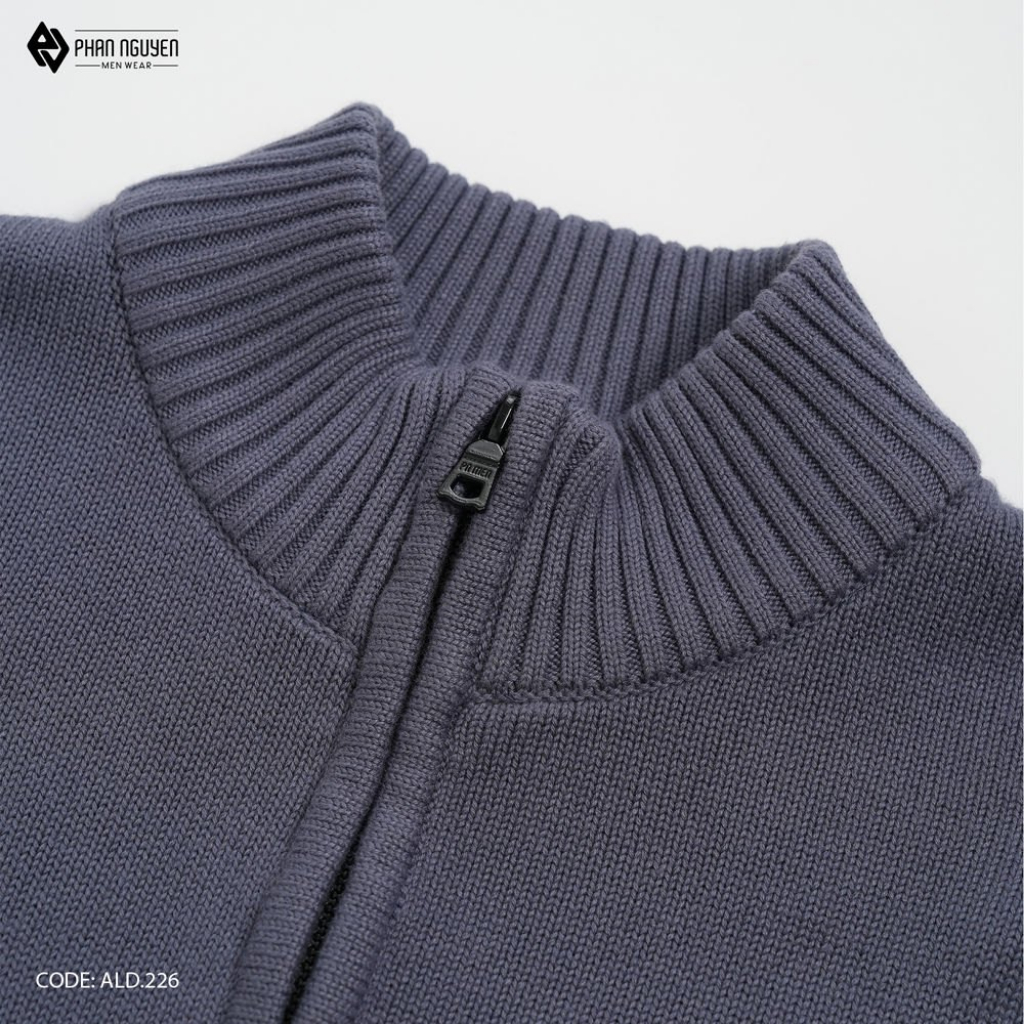 Áo khoác len nam cao cấp Phan Nguyễn, chất liệu mềm mại, nhẹ, ấm áp, co giãn đàn hồi tốt, thiết kế hiện đại ALD.226