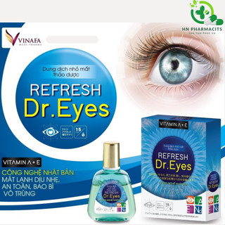 Dung dịch nhỏ mắt thảo dược REFRESH DR.EYES mát lạnh dịu nhẹ cải thiện thị thực giảm tình trạng khô mắt chảy nước mắt