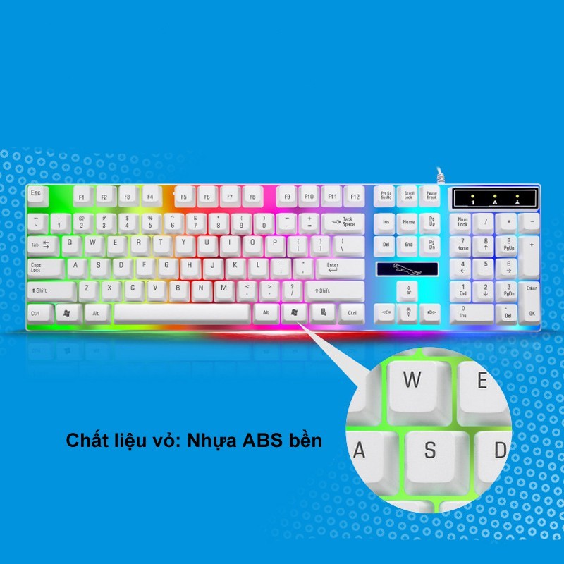 Bàn Phím Chuột Giả Cơ Con Báo G21 PRO 2019 đèn LED 7 Màu Siêu Nét - Hà Nội Computer