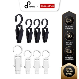Kẹp Móc Treo Quần Áo Tất Vớ DIPOLAR Đa Năng Xoay 360 Độ Chất Liệu Nhựa Cao Cấp - DKM03