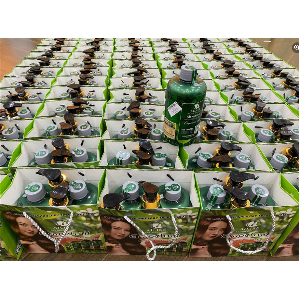 Dầu gội xả bưởi AILISE Grapefruit Repair Essence Ngăn Rụng Kích Thích Mọc Tóc Phục Hồi Tóc 850mlx2  Bộ sản phẩm dầu gội