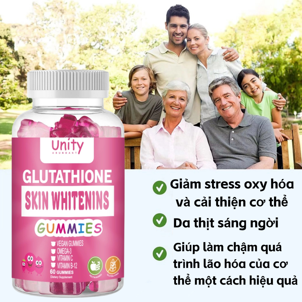 Viên uống trắng da Glutathione Collagen Chống lão hóa Làm trắng Cải thiện làn da