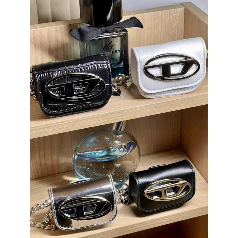 Túi mini đeo chéo mác D đeo bụng đeo hông cho mẹ và bé bản 4 màu.