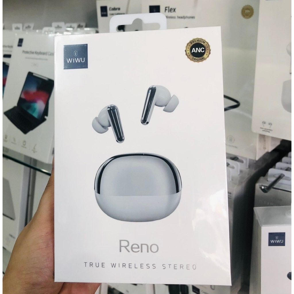 Tai nghe Wiwu Reno True Wireless Stereo T19 có chip thông minh, cảm ứng thông minh - Hàng chính hãng