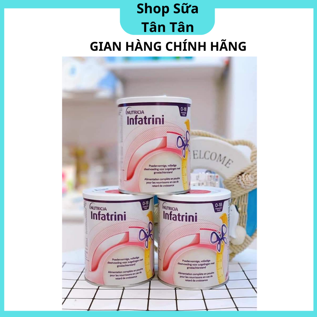 {CHÍNH HÃNG-DATE XA} Sữa cao năng lượng Infatrini Đức lon 400g