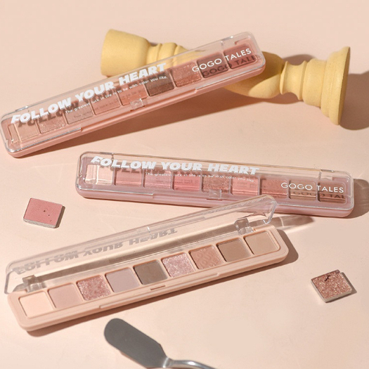 Phấn Mắt GOGO TALES 9 ô Chất Phấn Lì Mịn Có Nhũ Tạo Hiệu Ứng Lấp Lánh Cho Mắt GT479
