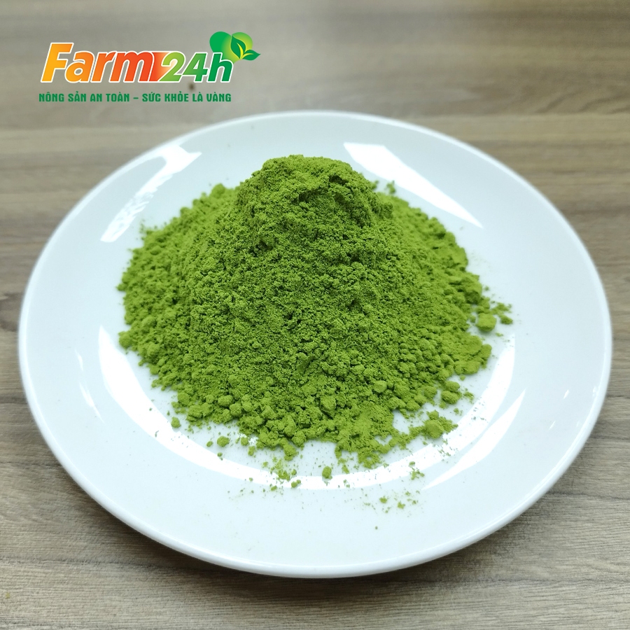 Bột rau má nguyên chất 100%, siêu mịn, làm đẹp da, detox, hỗ trợ tiêu hóa, hàng công ty Farm24h