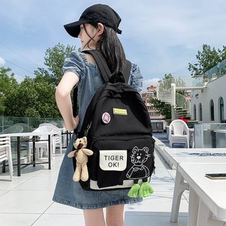 Balo đi học họa tiết ulzzang hàn nhật đẹp dễ thương cặp sách nữ thời trang giá rẻ vừa laptop 14inch 2210