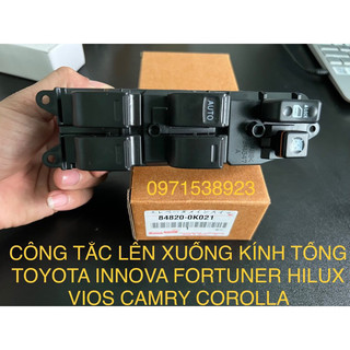 Công tắc lên xuống kính cửa trước tổng toyota innova fortuner hilux vigo vios camry corolla altis 84820-12480 848200k021