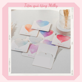 Thiệp chúc mừng ngày kỉ niệm, thiệp sinh nhật ngày lễ valetine họa tiết trái tim 3D mẫu B