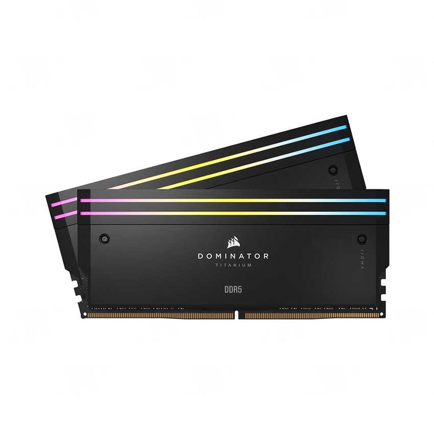 Bộ nhớ trong Corsair DDR5,6600MT/s 96GB 2x48GB DIMM,XMP 3.0,DOMINATOR TITANIUM ,RGB LED,1.4V/CMP96GX5M2B6600C32